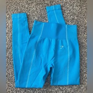 GYMSHARK Vital Seamless Leggings - NEW Never worn - Blue - M